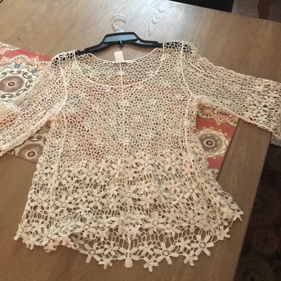 lace sheer top - Picture 2 of 2